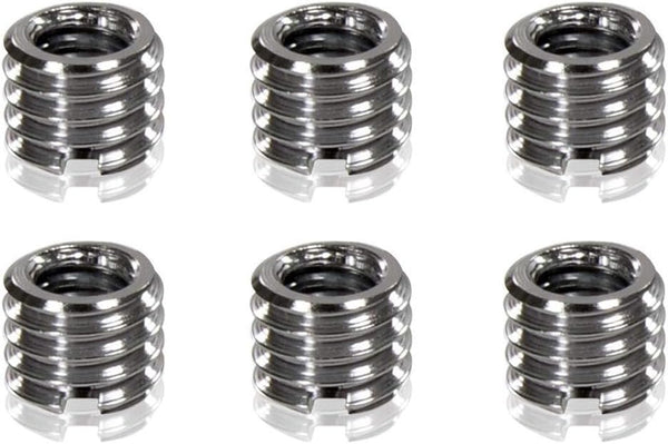 3/8" to 1/4" Tripod Ballhead Reducer Bushing Convert Screw Adapter for Tripod Monopod Ballhead Video Light