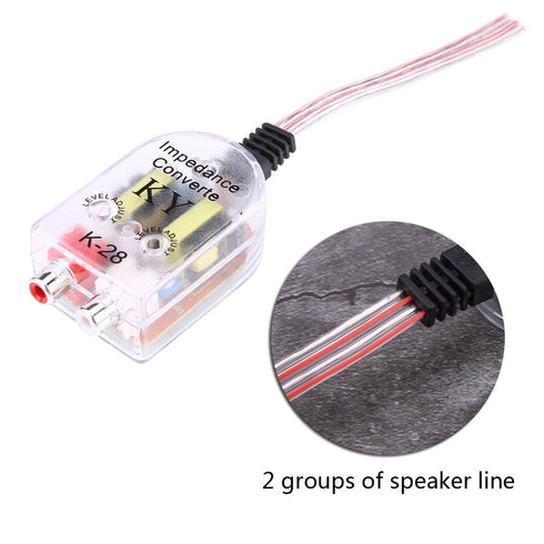 High Low Converter for Subwoofer, Car Audio Converter for CD Amplifier, High to Low Frequency Divider Regulator.