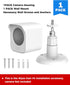 All-New Wyze Cam V4 Camera Mount, Weatherproof Protective Housing and 360 Degree Adjustable Mount for Wyze Cam V4 ONLY