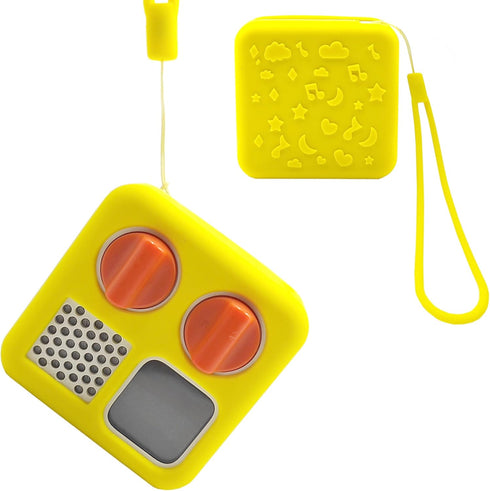 Silicone Shell Cover Case for Yoto Mini Player, Protective Sleeve for Yoto Mini Bluetooth Speaker (Yellow)