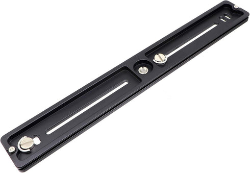PU-300 Universal Lengthened 300mm Quick Release Plate Slide Rail with D-Ring Screw for DSLR Tripod, Arca-Swiss