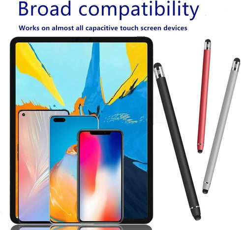 Stylus Pens for Touch Screens (8-Pack Ayzmjin) - Stylists Pen for iPhone, iPad, Android Phones, High Precision,