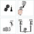 1" Ball Mount Universal Head Adapter with Thumb Screw for GoPro Hero 9, 8, 7, 6, 5, 4, 3+