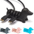 Gifts for Readers & Writers Cable Holder Clips, Tidy Cord Management Organizer for USB Charging & Power Cables