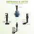 Rearview Mirror Phone Holder for Car, 360° Rotatable and Retractable Multifunctional Phone Holder - Black
