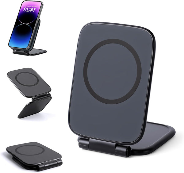 Generic Ultra-Thin Foldable Magnetic Car Phone Mount,Shockproof, Strong Magnet Secure,270 Adhesive Cell Phone