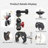 Mechrig 360 1/4"-20 Super Clamp Mount Kit with Ballhead Magic Arm Universal Camera Mount with Screws for DSLR