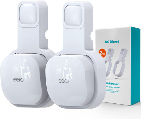 DG-Direct Wall Mount Holder for eero 6 and eero 6+ Router Mesh Wi-Fi System, 2 Pcs