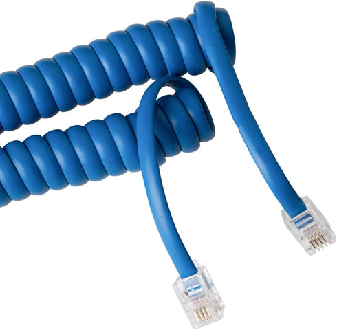 iSoHo Phones - Phone Cord for Landline Phone - Tangle-Free Handset Curly Telephones Land Line Cord, Easy to Use,