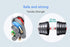 2Pack Magnetic USB C to USB C Fast Charging Cable (3ft, 60W) - Upgraded USB 2.0 Type C Data Transfer for All Devices.