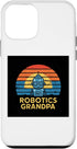 iPhone 12 mini Robotics Grandpa Stem Vintage Cute Robot Tee Case for Women