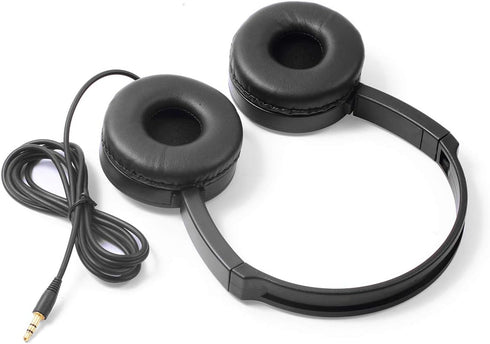 School Headphones for Classroom Students - (KHPC-12B) 12 Packs Black Color Kids' Headphones for School