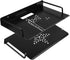 Xiboya textile Set 11.2'' 8.2'') Alumimum Alloy Wall Mount Shelf Bracket for TV Accessories WiFi Router TV Box Top Box