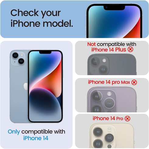 4 Pack Privacy Screen Protector for iPhone 14 (6.1 inches) with 2 Pack Camera Lens Protector, 9H Hardness Scratch