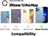 Ginkgonut Compatible with iPhone 13 Pro Max Case for Women/Girls, Cute 3D Laid Desgin Soft Silicone Shockproof Raised Bumper Corners Case for iPhone 13 Pro Max(Silver)