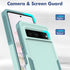 Jeylly for Google Pixel 7 Pro Case, Slim Fit Full Body Hybrid Shockproof Silicone Bumper Hard Cover