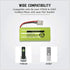 Cerepros 2-Pack BT183342 BT283342 Packs Battery for VTech Cordless Phone