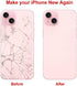 OEM Back Glass Replacement for iPhone 15 6.1-inches with Repairing Tool Kit (Pink)