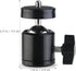 SLOW DOLPHIN Hot Shoe Mount Adapter 360 Degree Swivel Mini Ball Head 1/4 Tripod Screw Head for Cameras, Camcorders, Smart Phone, Gopro, LED Video Light, Microphone(2 Packs)