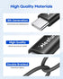 CLEEFUN USB C Cable 3ft (5-Pack) - Fast Charging Braided Cord for iPhone 15 Pro Max, Samsung Galaxy S24/S23/S22/S21/S20