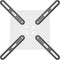 KOPKIO VESA Mount Adapter Kit for Screens 32 to 55 inch LCD LED