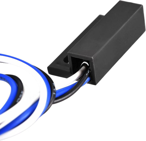 uxcell Wired Door Contact Window Sensor NO NC Surface Mount Magnetic Reed Switch Black
