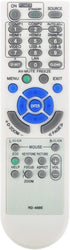 RD-469E 7N901052 Replacement Remote Control for NEC Projector V302X, V302W, V332X, V332W, U321H, UM351W, and More