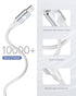 Power USB C to Lightning Cable 6FT 2Pack, MFi Certified Braided Fast Charger for iPhone 14, 13, 12, iPad & more.