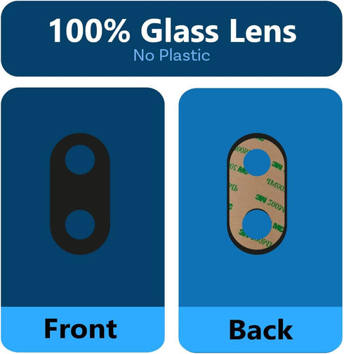 MMOBIEL Back Rear Camera Glass Lens Replacement Compatible with Google Pixel 6a - 2022 - Incl. Double Sided Adhesive, Tweezer and Cloth
