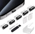 USB C Anti Dust Plugs Type C Charging Port Cover 5 Pack with Cleaning Brush, Compatible with iPhone 15 Pro Max Plus