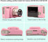 Pocoukate Case for Canon PowerShot SX740 HS Camera, Soft Silicone Protective Cover Skin with Removable Lens Cover - Pink