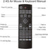 MX3 Air Remote Mouse,2.4G Multifunctional Backlit Remote Control, Mini Wireless Keyboard & Infrared Remote Control Learning for Android TV Box,HTPC,IPTV,PC, MAC,PS3,Pad,Xbox