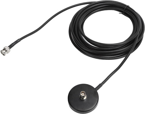 Magnetic Antenna BNC Bracket, PVC Antenna WT60 Magnetic Mount Base with BNC Female/Male Cable