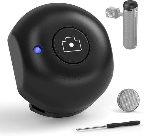 NEEWER Cold Shoe Cover for PA045E - Bluetooth Shutter Side Handle Grip with CR2032 Battery and Phillips Screwdriver