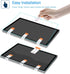 Megoo Screen Protector for Surface Pro 7 Plus/7, 2 Pack, Ultra Clear, High Response, Tempered Glass, 12.3 Inch