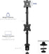VIVO Dual Monitor Desk Mount Stand with Height Adjustment for 2 LCD Ultrawide Screens up to 34 inches, Stacked Array