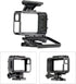 Frame Case for DJI Osmo Action Protective Skeleton Housing Kit with Cold Shoe Mount Photography Vlog Accessories for