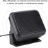 LenTLy NSP100 3W 3.5mm 4m MP3 External Speaker, Wired Speaker with Cable, Black, Portable, Stereo Sound, Compatible
