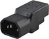 Conntek 30130 IEC C14 to NEMA 5-15R Plug Adapter, 10Amp