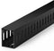 ZhiYo H1.6 x W1.2in Cable Raceway, 6.6ft (2xL3.3ft) Server Rack Cable Management Under