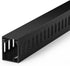 ZhiYo H1.6 x W1.2in Cable Raceway, 6.6ft (2xL3.3ft) Server Rack Cable Management Under