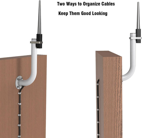 Sinsica Pole Mount, Antennas Mount,Electronics Pole for Outside Home Antenna Installation.11.8Inch Length