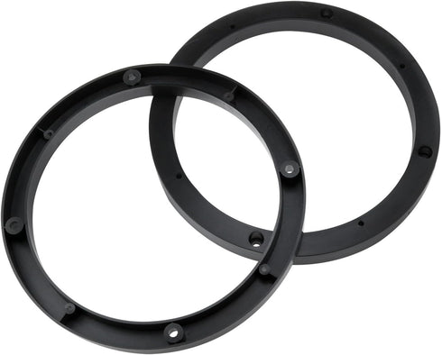 6.5 Inch Car Universal Fit ABS Speaker Spacers Car Stereo Speaker Spacer Adaptors for Cars, Boats, Trucks, RV, etc. -1 Pair