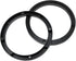 6.5 Inch Car Universal Fit ABS Speaker Spacers Car Stereo Speaker Spacer Adaptors for Cars, Boats, Trucks, RV, etc. -1 Pair