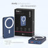 IXTECH Portable Power Bank 10,000mAh, Magnetic Phone Charger with Mag-Safe Compatibility, 15W Fast Wireless Charging,