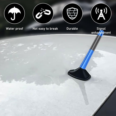 Yourkar 4.72 Inch Car Short Antenna, Aluminum Auto Roof Mount Short Antenna, Radio Antenna Mast Replacement with Screws