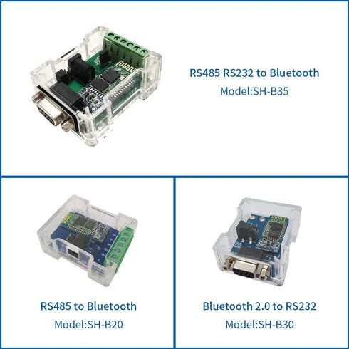 DSD TECH SH-B35 RS485 RS232 to Bluetooth 2.0 Adapter, Supports Android and Windows
