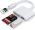 ROKO SD Card Reader,Micro SD Card Reader for iPhone 17 16 15/iPad/Mac/Laptop3 in