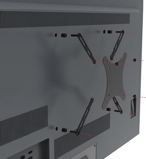 IFCASE 32 55 inch 200x200mm 400x400mm 300x300mm (1.0) Steel Adapter Bracket Convert for Screens to LCD LED TV VESA