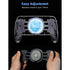 ciciglow Phone Game Grip, Semiconductor, Adjustable Mobile Controller Handle Holder with Colorful Light Effect, Fan